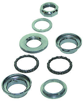 Рулевая колонка 5-390423 прогул. сталь 1" HEAD 22,4/30,2/26,4мм серебр.