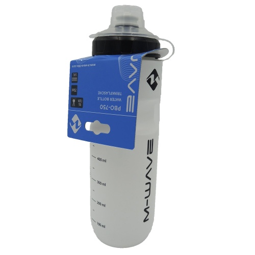 Фляга M-WAVE, 5-340402, пластиковая 0,75л с крышкой, с широким соском, белая