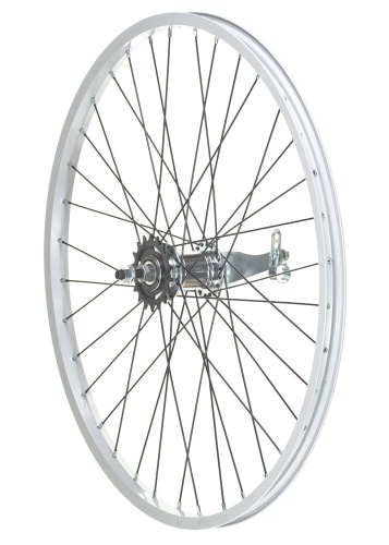 Колесо 28" заднее в сборе без резины (обод стальной со втулкой Stels усилен.)