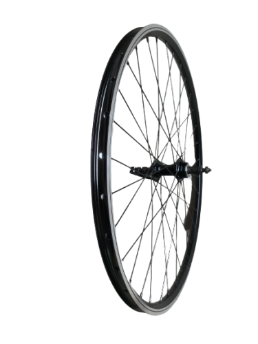 Колесо 26" заднее, WZ-201RQR, 32 отв, 130 мм, 10 мм эксц, V-Brake, под трещотку 6/7 ск., двустен. Forward