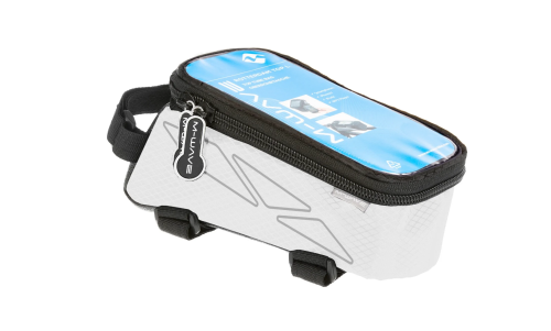 Сумочка/чехол+бокс 5-122552 на раму д/смартфона 170х80х80мм ROTTERDAM TOP L влагозащ. черно-белая M-