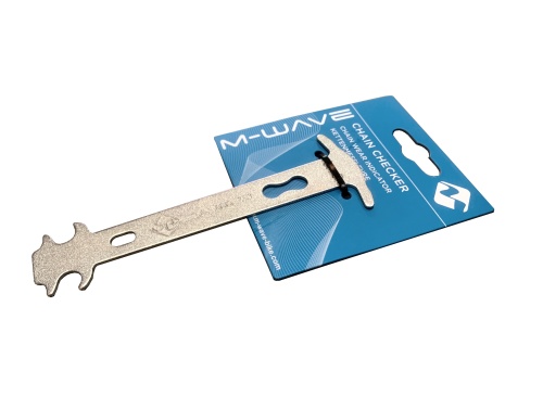 Цепеметр M-WAVE, 5-880446, механический индикатор 0,75/1% износа, серебр. (инд. уп.)