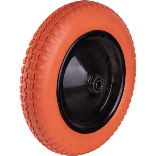 Колесо 3,25-8 PU к тачке, ось 16/075 мм