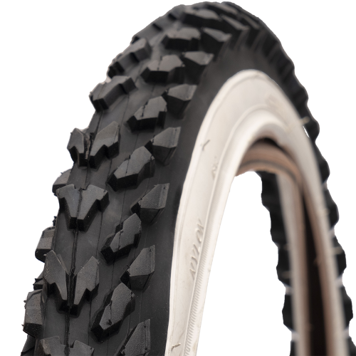 Покрышка 20х2,00 (54-406) KENDA K870, 5-525030 высокий ЧЕРНО-БЕЛАЯ