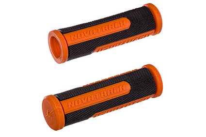 Грипсы Novatrack, 110мм, черно-оранжевый (РТ1585С)