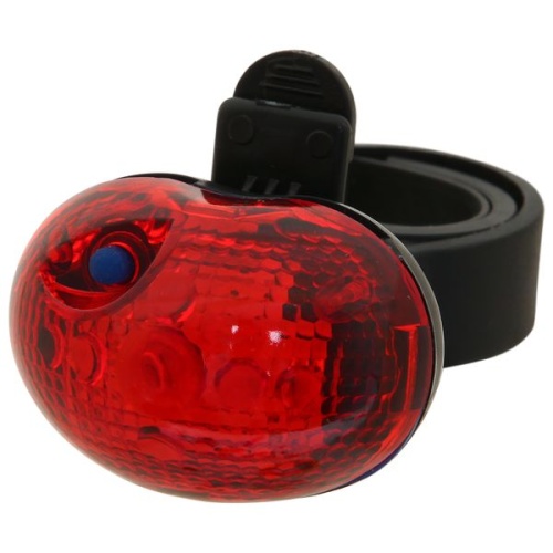 Фонарь STG JY-235T велосипедный задний, 1 супер светодиод, 3 функции, батарея:CR3032*1 (в комплекте)