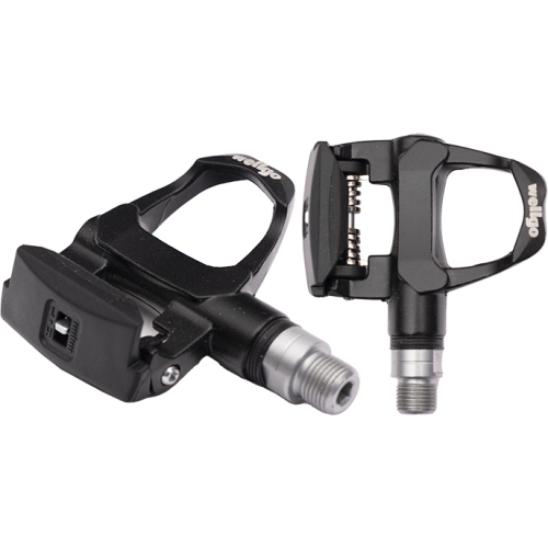 Педали 6-190096 алюминиевые R096B контакт. ROAD герм. CrMo-ось 326г. 81х87х33мм, шипы с комплекте, ч