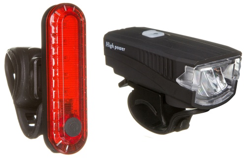 Комплект фонарей STG FL1588(300 люм звонок 120fb (1200MmAH)) + BCTL5477