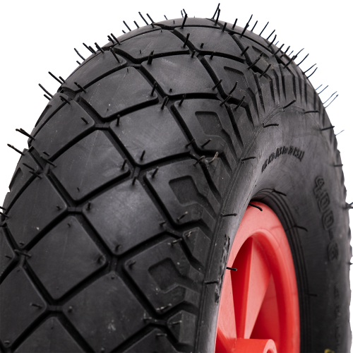 Колесо для ручных тележек в сборе 4,00-6 Л-395 с ободом под втулку 20 мм