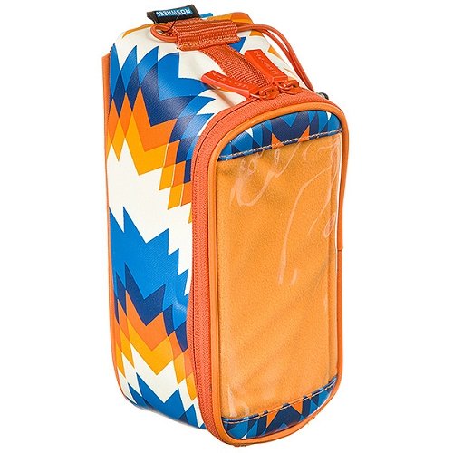 Сумка на руль Roswheel мод.121024LMH-H, для телефона размер M орнаж/бел/син