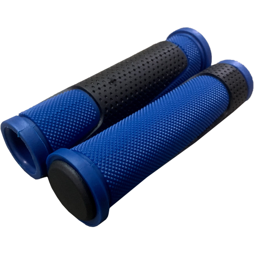 Ручки 00-170467 на руль H305 резиновые 130мм черно-синие