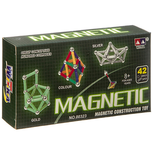 Магнитный конструктор MAGNETIC, 42 детали 00323С