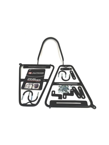 Багажник 26-29" передний, 8-15201301, алюм. унив. креп. к вилке д/боков. сумок, черн AUTHOR