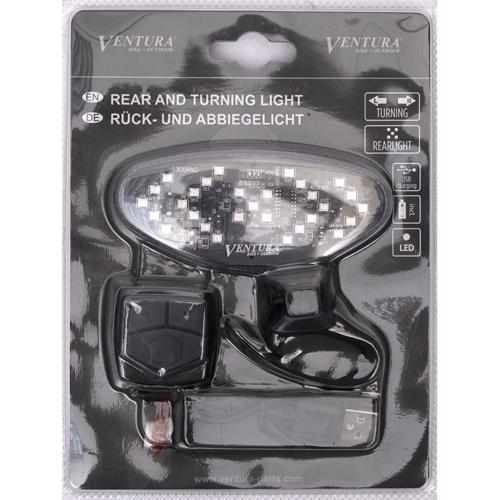 Фонарь 5-221030 задний USB-заряд. Li-Pol АКБ LED диоды поворотники, wireless удал. пульт VENTURA