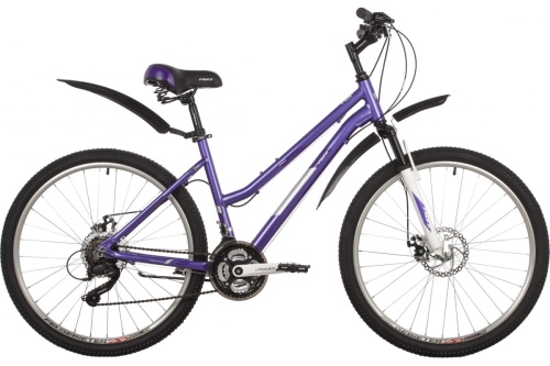 Велосипед FOXX 26" BIANKA D фиолетовый, алюминий, размер 15"