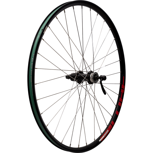 Колесо 27,5 заднее CUBE диск C.Lock 32сп. кассета (алю. обод. Alexrims вт. Shimano TX-505)