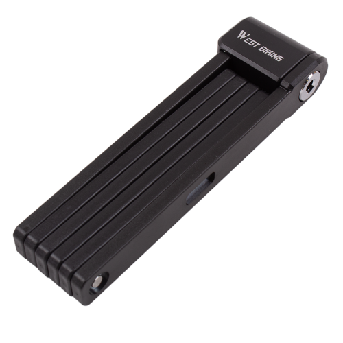 Складной велосипедный замок West Biking 80 см. для e-bike и велосипедов, сталь