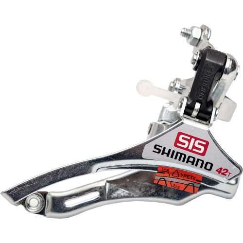 Суппорт/перекл. перед. TOURNEY AFDTY10DS6 2-4098 нижн. тяга верхн. хомут 28,6мм 42зуб. б/уп SHIMANO