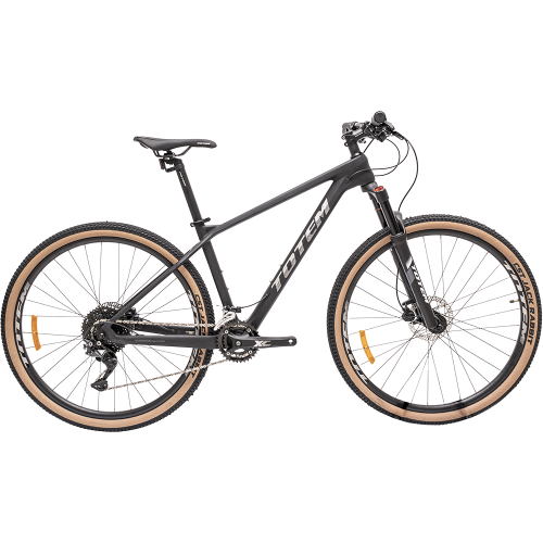 Велосипед TOTEM Flash Carbon 29" D (29" 20 ск рост 17") 2023 черный