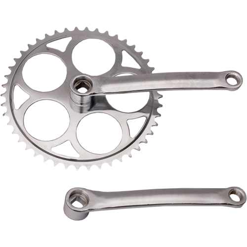 Шатуны (006) комплект под квадрат, CP, 46 зуб., длина170мм, хром  (упак 20 ком)