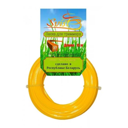 Леска триммерная 1,6mm (квадрат) L=15m