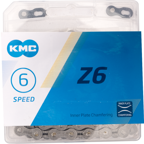 Цепь KMC 6ск. Z6 (аналог Z-33), 6-190533, 1/2"x3/32", 116зв. с замком в пластик. коробке