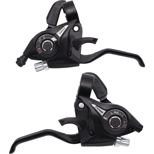 Комплект ручек перекл. скор. (004) (EF-51) (моноблок черный) 3х7