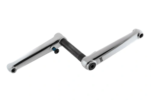 Шатуны BMX 03-200077 TSB Ghost drive cranks двухэлемент 160 mm RHD/LHD chrome полый 22 мм вал, 48 шлицев,  вес в сборе 846 гр, серебр. TSB NEW