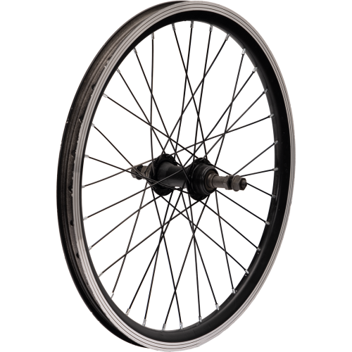 Колесо 20" заднее, двуст. алю. обод, гайки, V-br, трещ.