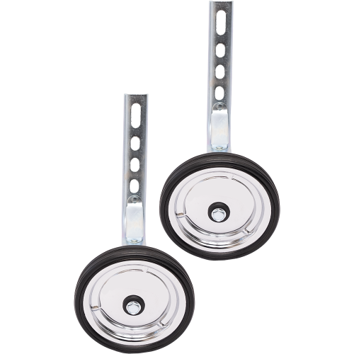 Колеса 00-210200 детские на 12-20" с крепежом балансирные металлические 128мм хромированные, покрышки - резина