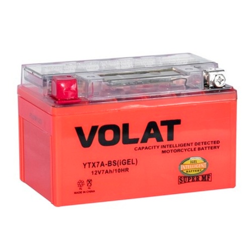 АКБ Volat гелевый 12v-7Ah 150х87х94(для скутеров-мотоциклов 50-250сс)