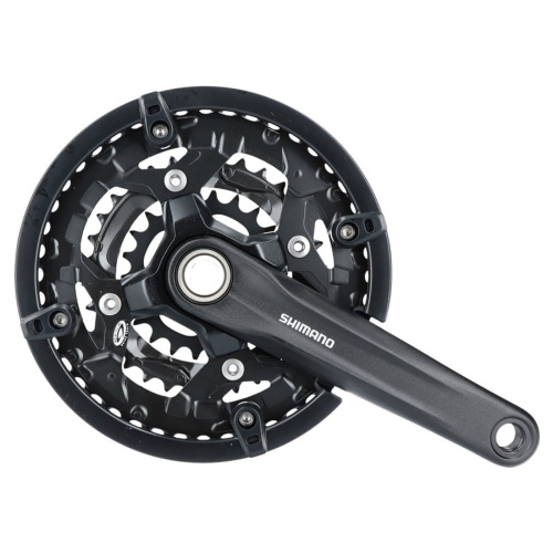 Шатуны Shimano Acera MT300-3, 40/30/22T, 175мм интегр. вал. защ, черн, 9ск. EFCMT3003EX002CL