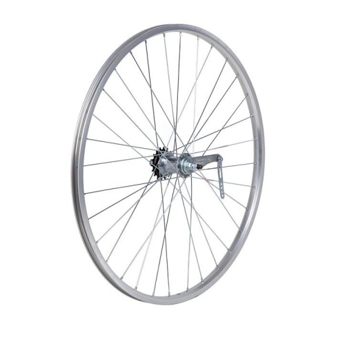 Колесо 28" заднее в сборе без резины (обод сталь со втулкой Stels, усиленная спица)