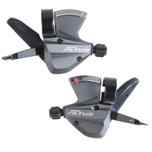 Перекл-ли ALTUS ESLM370PAL 2-3132 RAPIDFIRE PLUS 3х9ск.+троса+рубашки инд. уп. SHIMANO