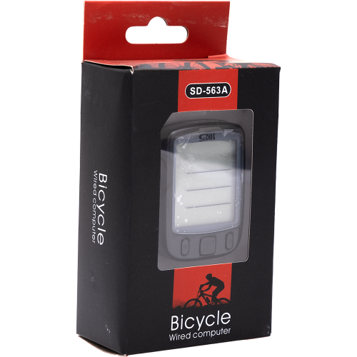 Велокомпьютер (спидометр) "Sun Ding" модель: SD-563A (29-функций) проводной