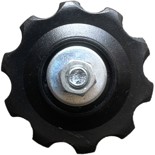 Ролик (звёздочка малая) заднего переключателя 10Т. цвет чёрный.