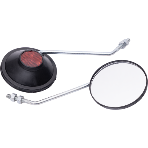 Зеркало круглое с катафотом для велосипеда