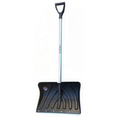 Лопата пластмассовая БУРАН c алюм.ч. и V-ручкой 490*340