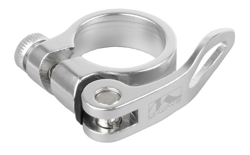 Эксцентрик подседельный M-WAVE 5-250941 хомут 34,9мм алюм. анодир.серебристый