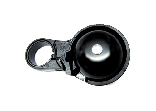 Звонок 6-190508 N+1B508AP алюм./пластик вращ. в ВЕРТИК.плоск-ти. подходит для САМОКАТОВ, черный NUVO