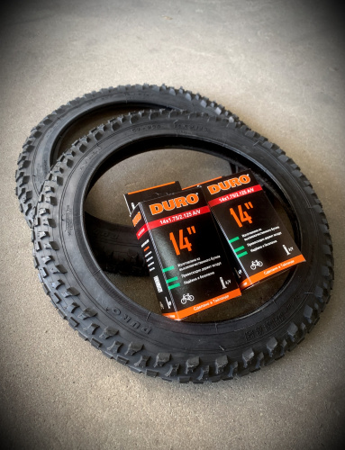 2шт+2шт Combo Duro Покрышка 2шт + камера 2шт 14х2,125 HF888 + 14x1,75/2,125 A/V DHB01002