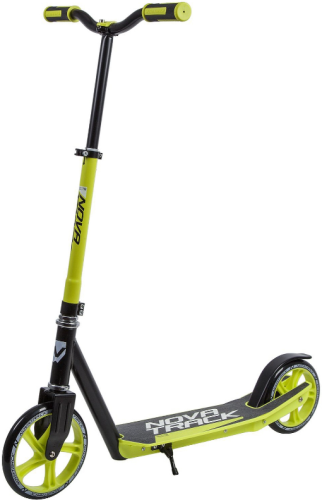 200PNF.POLIS.GN9 Самокат для детей NOVATRACK POLIS сталь+пластик, нескладной, эргономичный Y-руль с 
