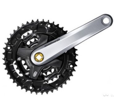 Шатуны Shimano Altus M351, 44/32/22, 175мм, кв