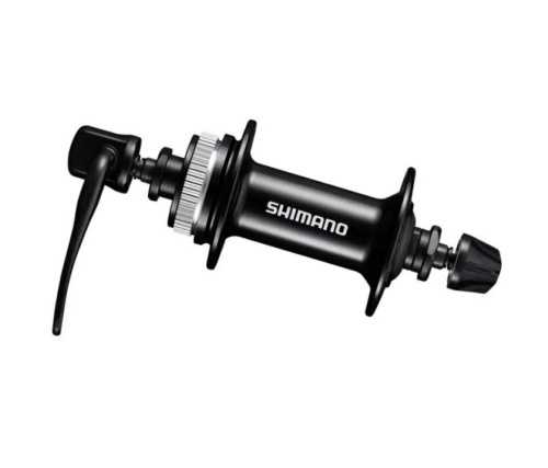 Втулка передняя Shimano MT200, алюм. 32отв, с эксц., под диск C.Lock, черная, EHBMT200B