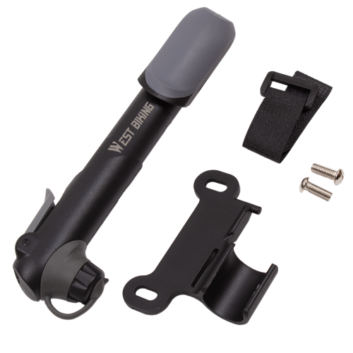 Ручной велонасос West Biking, алюм, 7 Bar, ультралегкий 86 г