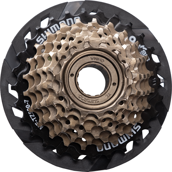 Трещотка на 7 скоростей с защитной накладкой MF-TZ500-7, 14-28T, AMFTZ5007428CP