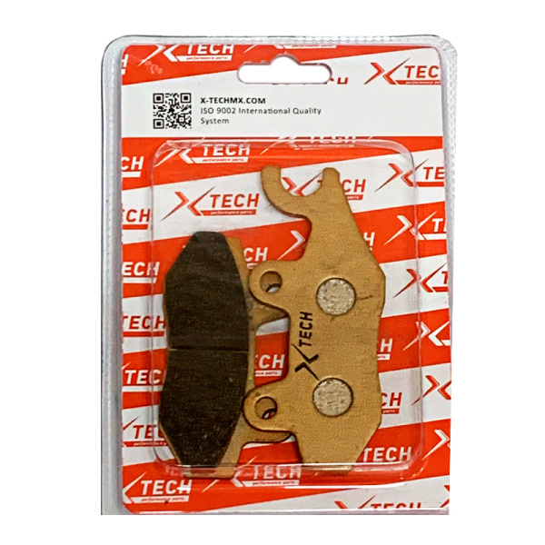 Колодки тормозные дисковые  #7 X-TECH (semi-metallic) полуметаллические, ухо влево