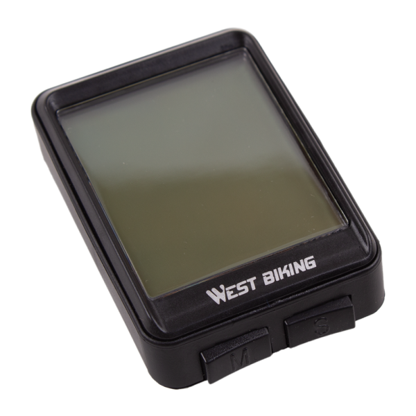 Велокомпьютер проводной West Biking, 20 функций, IPX6, ЖК-дисплей 2,1"