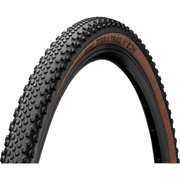 Покрышка.  28 /700x40C/28x1,50 02-0150673 40-622 Terra Trail ShieldWall, TL-Ready, E-25 черн/коричневая (кевлар/складная) CONTINENTAL