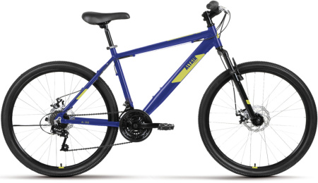 Велосипед AL 26 D (26" 21 ск. рост. 18") 2022, синий/кремовый, RBK22AL26194